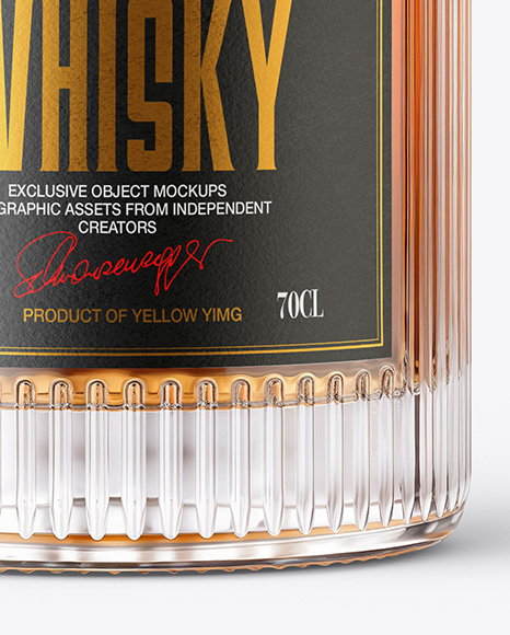 Whiskey Bottle Mockup