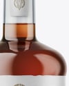 Black Rum Bottle Mockup