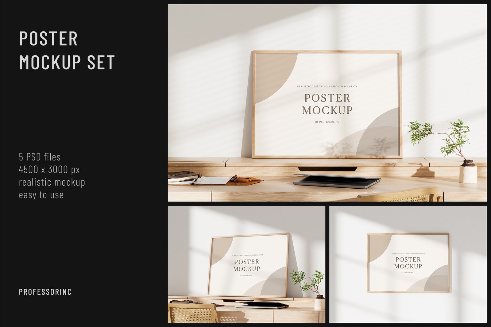 Landscape Poster Mockup Set