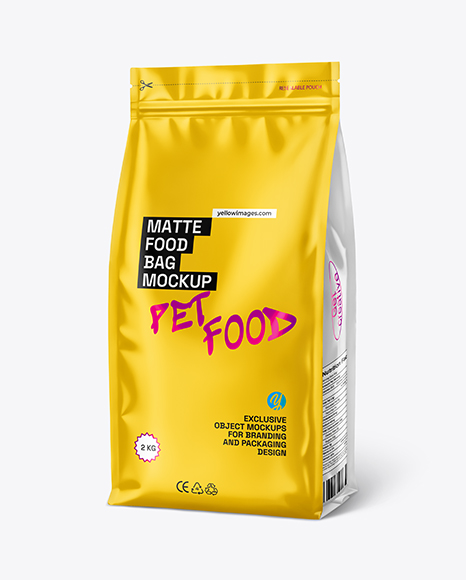 Matte Food Bag Mockup - Packaging mockups