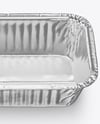 Aluminium Foil Tray Container in Paper Sleeve Mockup
