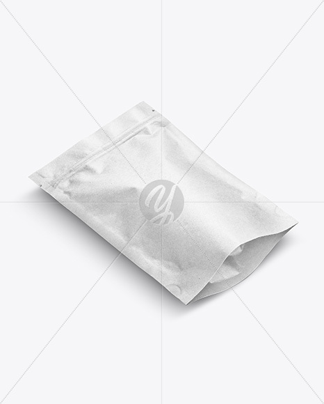 Kraft Paper Stand Up Pouch Mockup