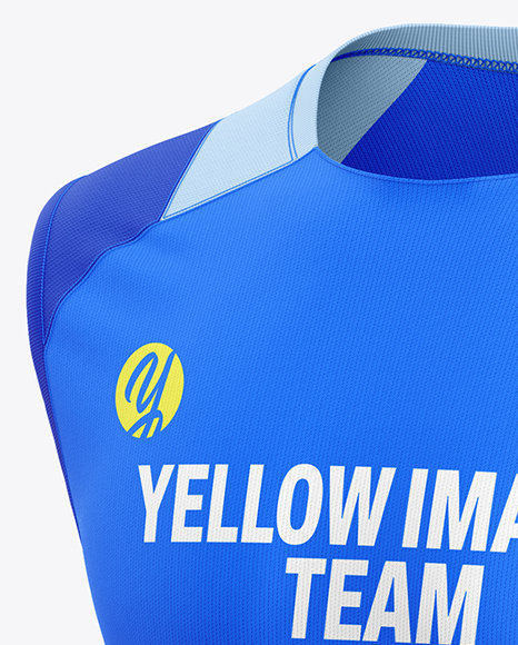 Training Sleeveless Kit Mockup - Half Side View