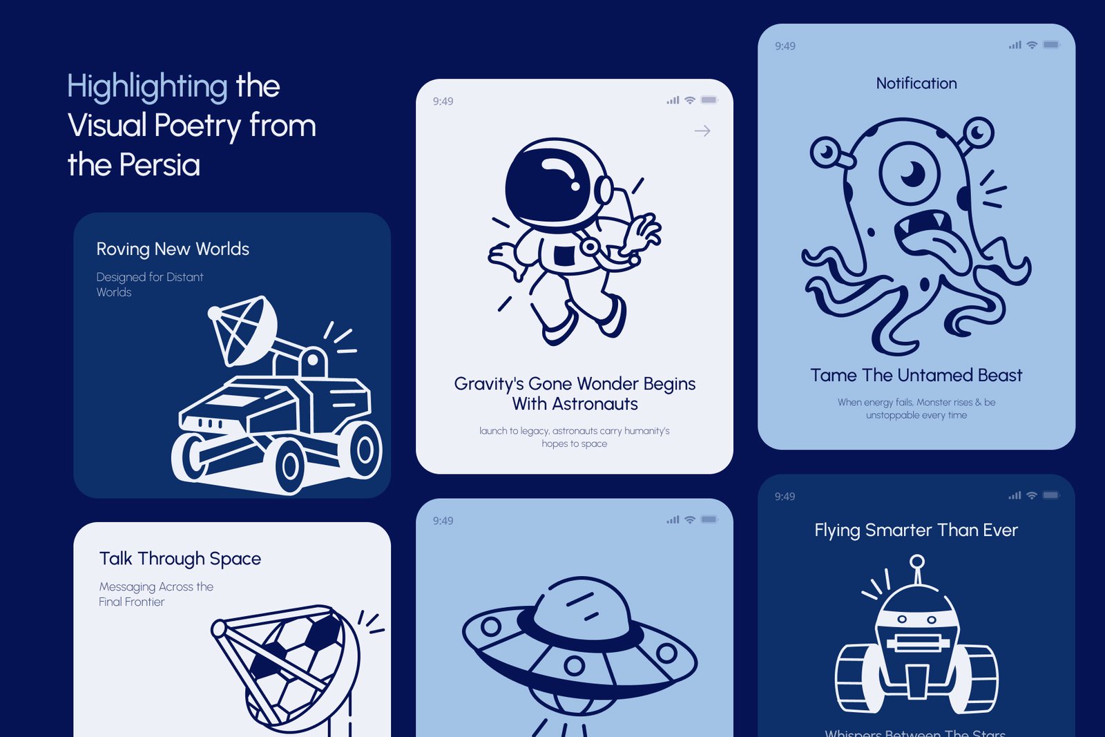 Space Drawing Art Set