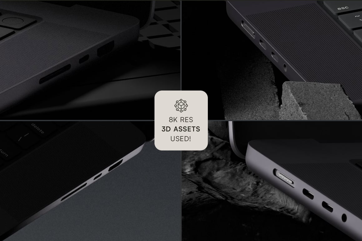 MacBook Pro M3 Mockup