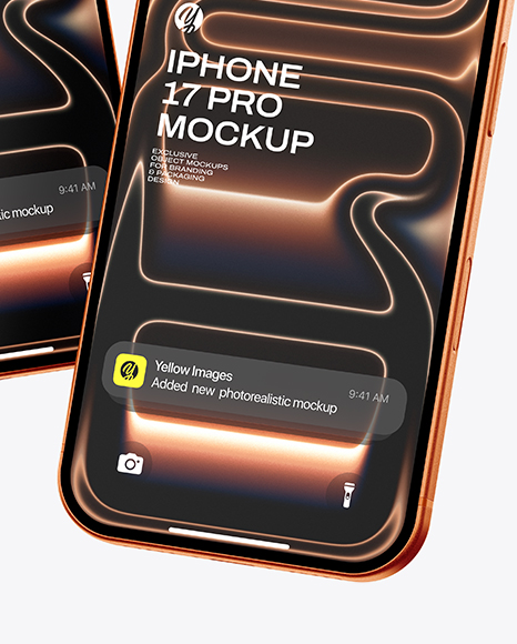 Two iPhone 17 Pro Mockup