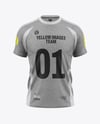 Heather T-Shirt Mockup - Front View