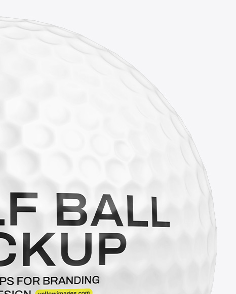 Golf Ball Mockup