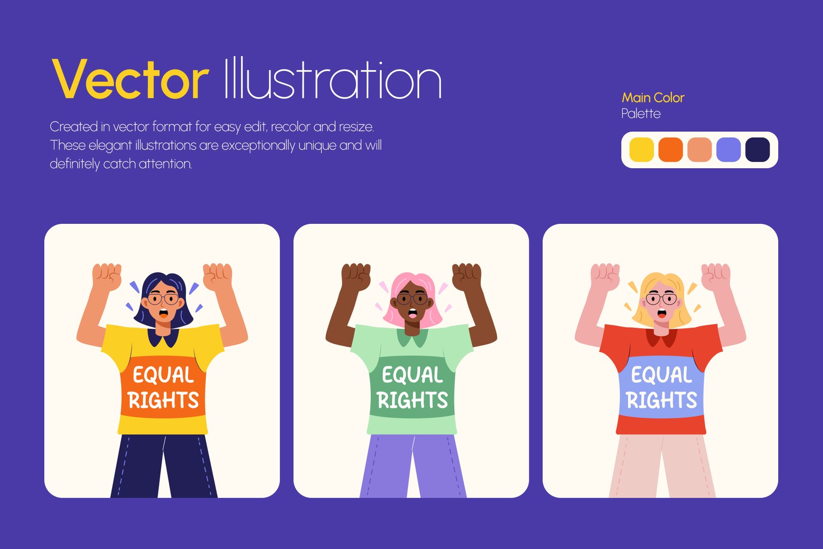 Feminist Icons Illustration