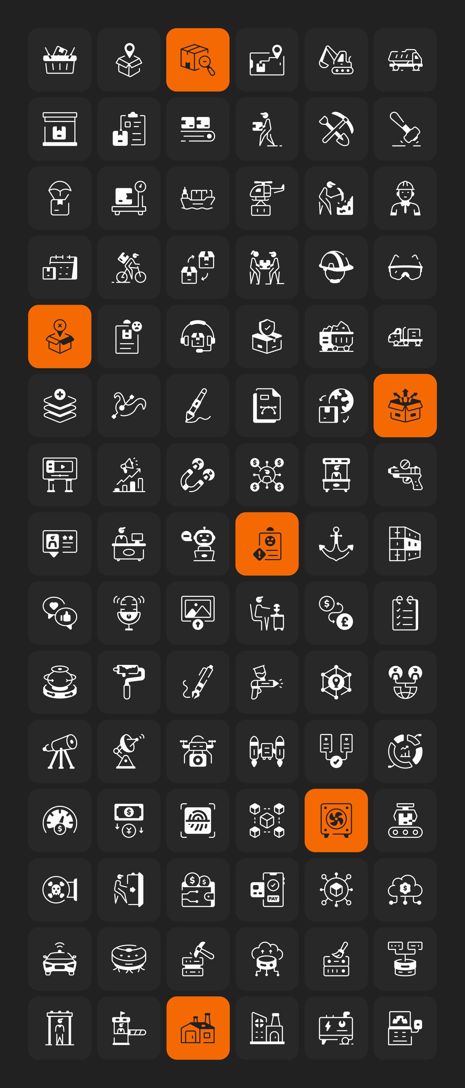 Bundle of Modern Industry Icons