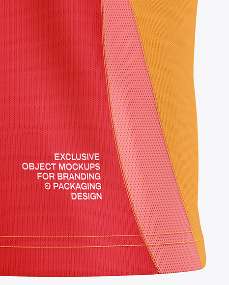 Training Short Sleeve Jersey Mockup - Half Side View