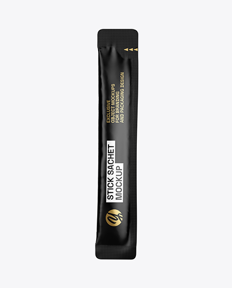 Matte Stick Sachet Mockup