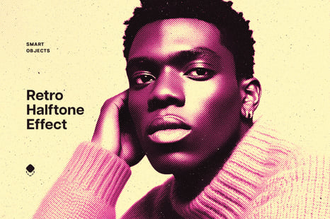 Halftone Retro Photo Effect - Add-Ons