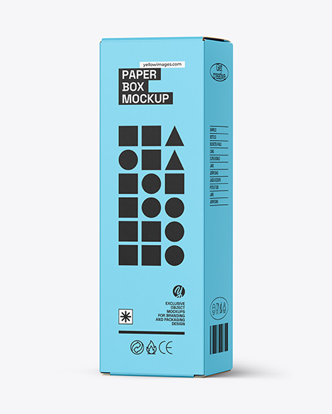 Matte Foam Pump Bottle with Box Mockup