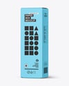 Matte Foam Pump Bottle with Box Mockup