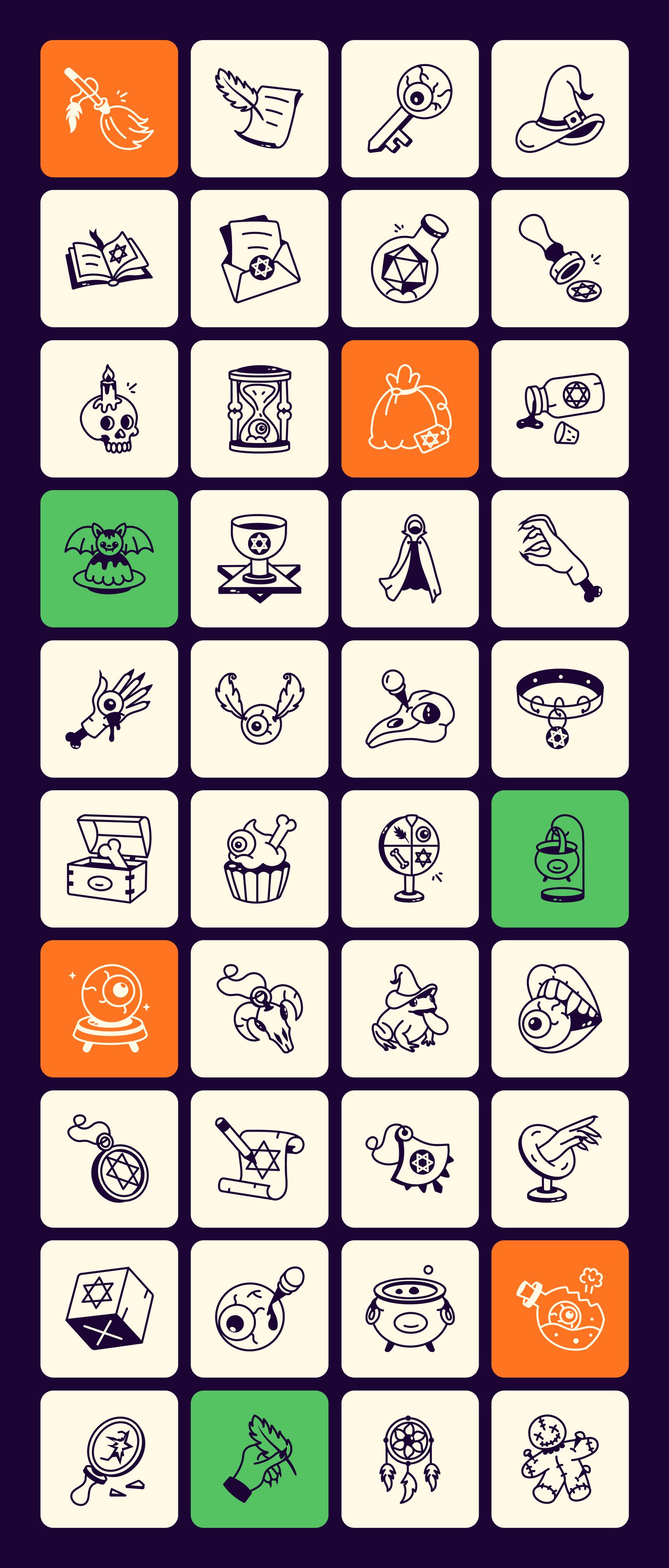 Witchy Doodle Art Set