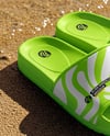 Slide Sandals on the Beach Mockup