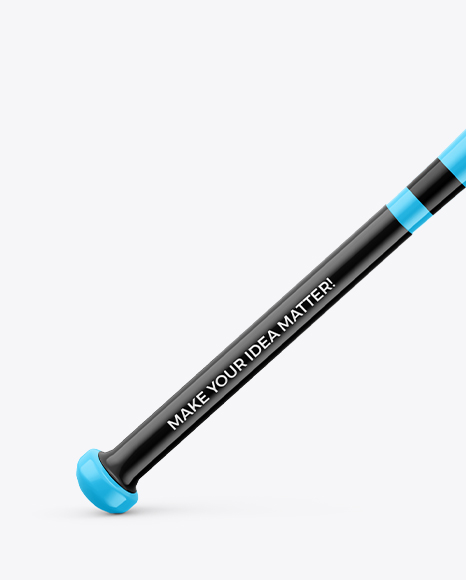 Glossy Baseball Bat Mockup