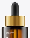 30ml Amber Glass Dropper Bottle Mockup