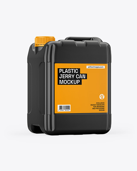 Plastic 5L Jerrycan Mockup