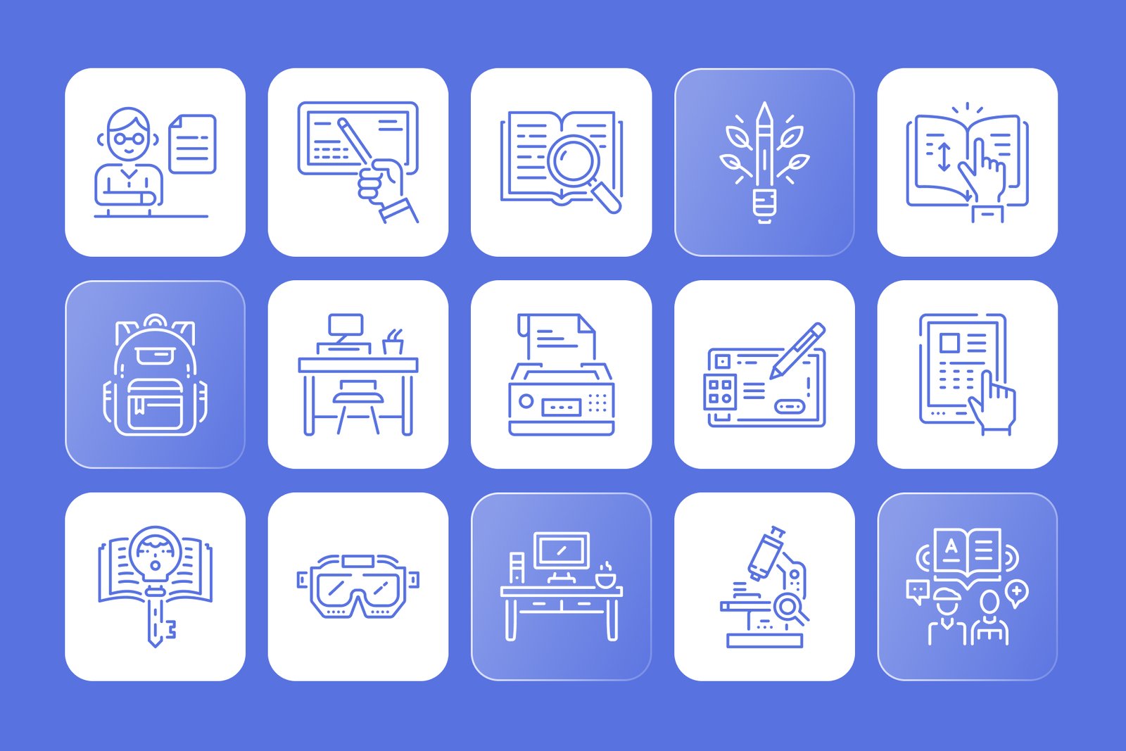 Education Icon Set