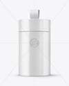 Glossy Paper Tube with Pull Tab Mockup