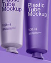 Bottles with Tubes Mockup