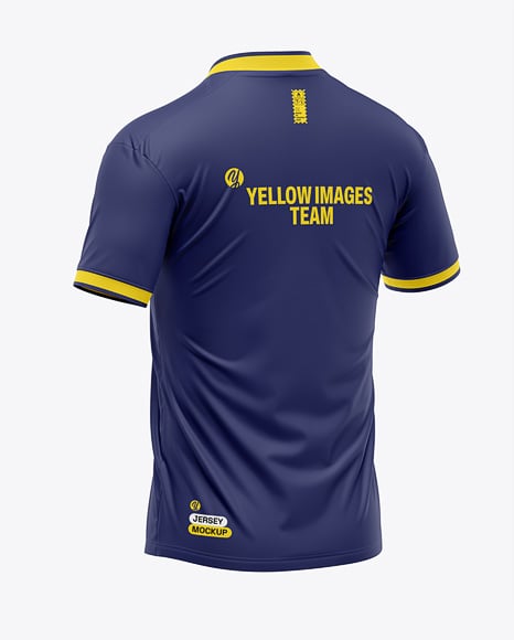 Men's V-Neck Jersey Mockup - 3D jersey mockup