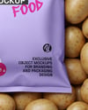Metallic Chips Pack on Patatoes Mockup