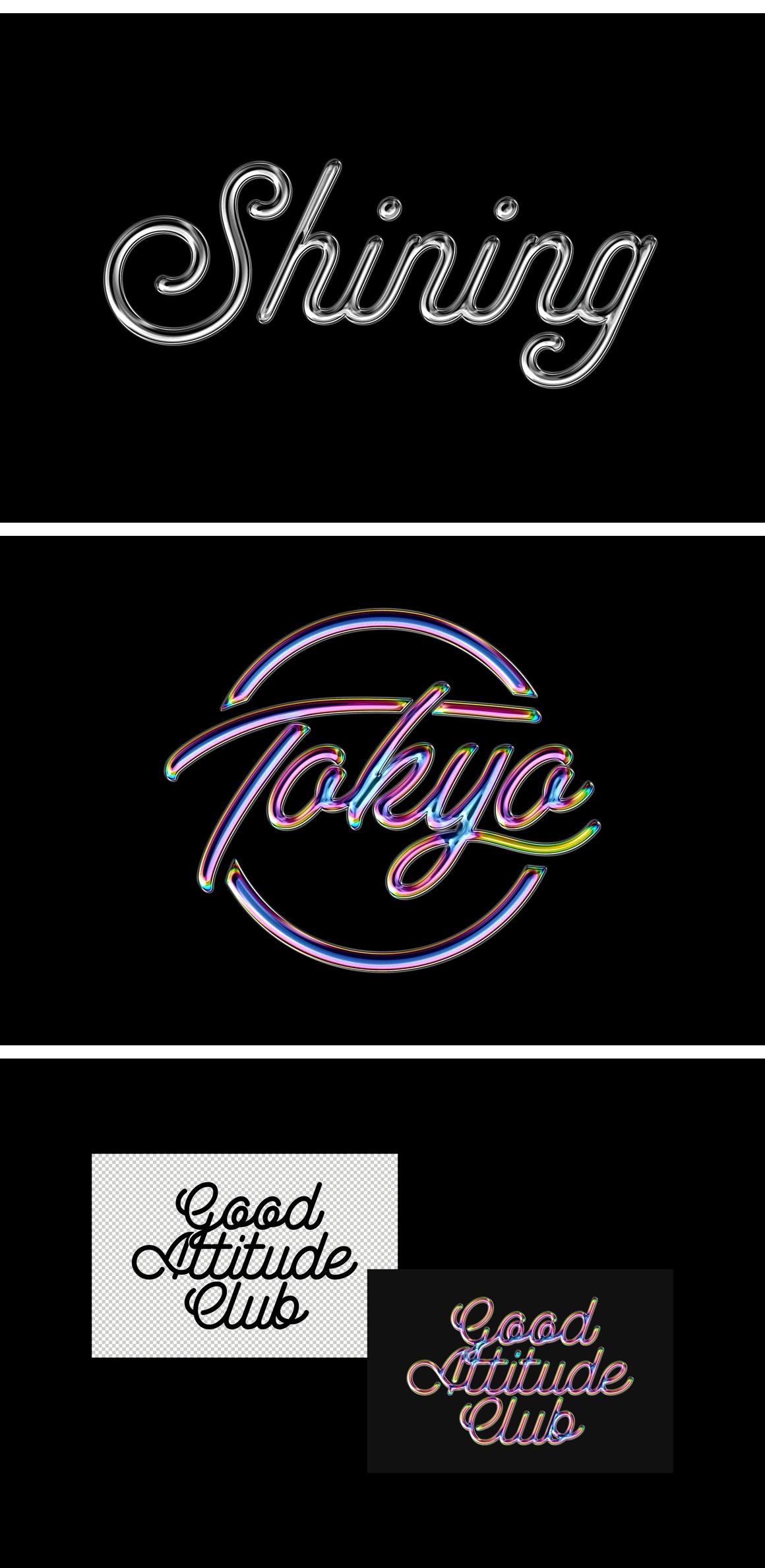 Anodized Chrome Effect for Text &amp; Logo