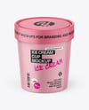 Matte Ice Cream Cup Mockup