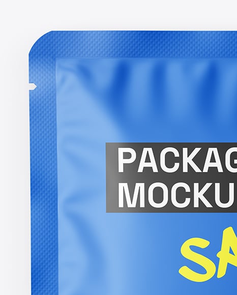 Matte Sachet Mockup