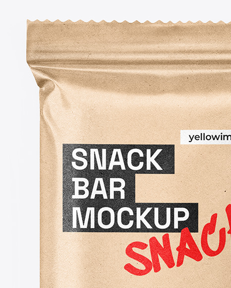 Kraft Paper Chocolate Bar Mockup
