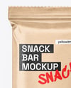 Kraft Paper Chocolate Bar Mockup