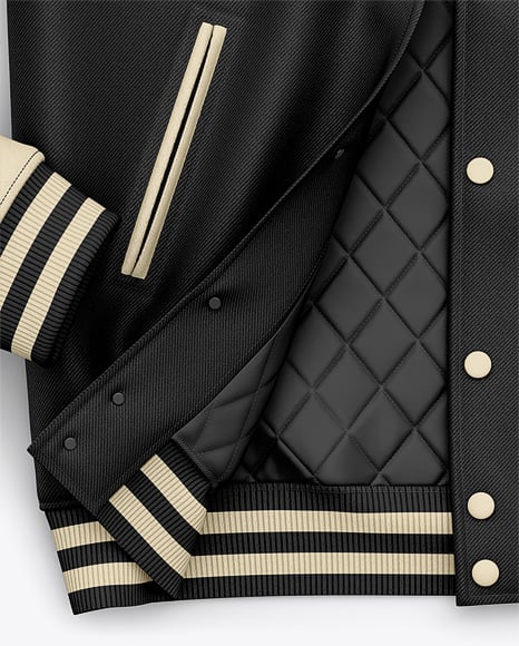 Varsity Jacket Flat Lay