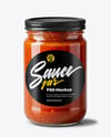 Jar with Marinara Sauce Mockup