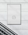 Framed Poster on a Wall Mockup