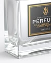 Clear Glass Perfume Bottle Mockup