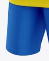 Soccer Kit Mockup - Back Half Side View