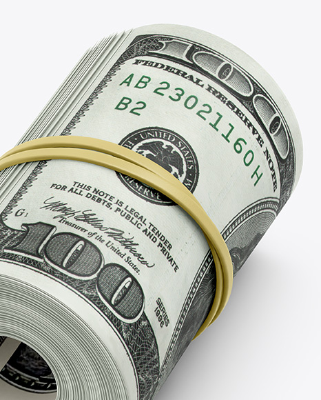 Money Roll Mockup