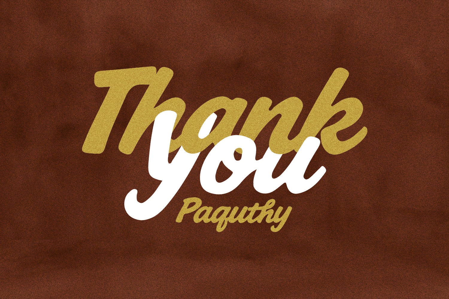 Paquthy Bold Script Font