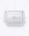 Clear Plastic Container Mockup