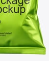 Metallized Snack Package Mockup