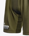 Shell Shorts Mockup - Half Side View