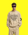 Man in Sunglasses Wearing an Oversize Sweatshirt Mockup