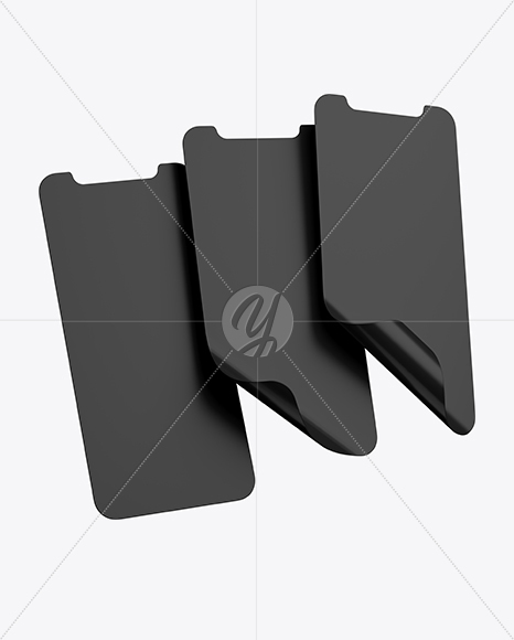 Three Flexible Screens Mockup