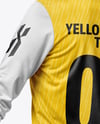 Female Soccer Goalkeeper Wearing Long Sleeve Jersey Mockup