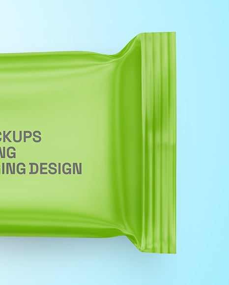 Matte Snack Package Mockup