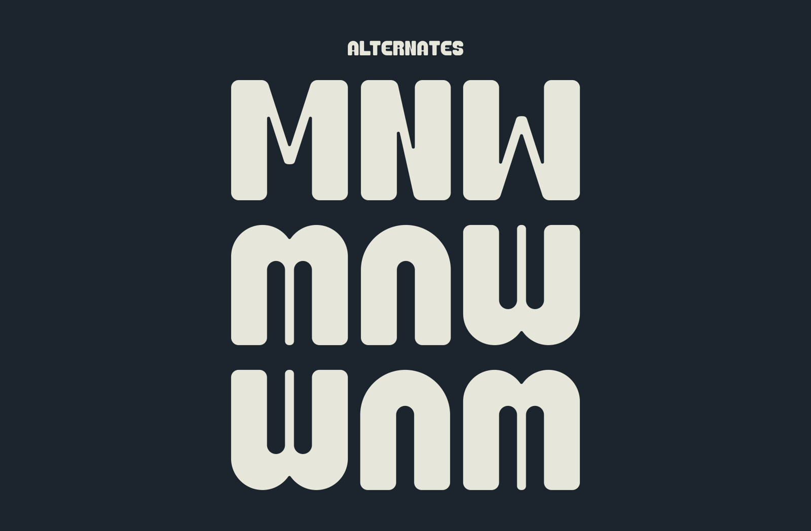 Binko - Modern Display Font