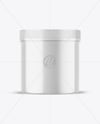 Glossy Protein Jar Mockup